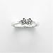 Sterling Silver Butterfly Cross Ring by Bob Siemon