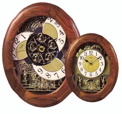 Joyful Nostalgia Oak by Rhythm Clocks On Sale