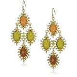 Leslie Danzis Yellow Chandelier Earrings