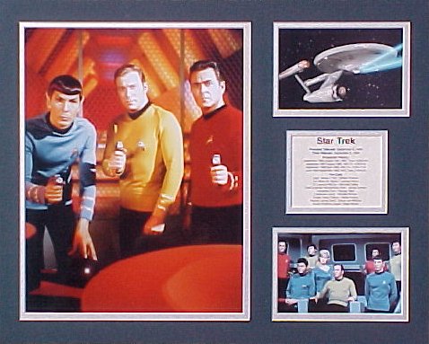 Star Trek Picture Plaque Unframed