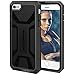 iPhone 6 6S Shockproof Case & Belt Clip Holster with Built-in Screen Protector [Pantera Series] (Encased® Lifetime Warranty) **New 2016 Release** (Jet Black)