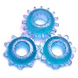 Super Stretchy Erection Maker Blue Cock Ring 3 Pack