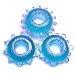 Super Stretchy Erection Maker Blue Cock Ring 3 Pack