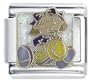 Girl Playing Saxophone Musical Italian Charms Bracelet Link