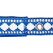 Blueberry Pet Reflective Jacquard Dog Collar with Neoprene Padding & Metal Buckle | Soft & Adjustable Safety Collar - Palace Blue, Neck 17-20.5