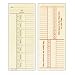 Adams Time Cards, Weekly, Overtime Format, 3.4 x 9 Inches, Manila, 2-Sided, 400 Count (9660-400)