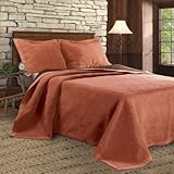 Kingston Queen Size 3-Piece Bedspread Set - Sienna