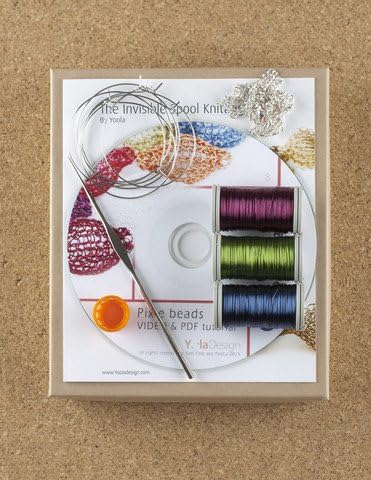Pixie Beads pattern Kit - Wire crochet pattern - Crochet jewelry Kit - kit crochet wire jewelry - Making Jewelry Kit - Crochet Pendant kit