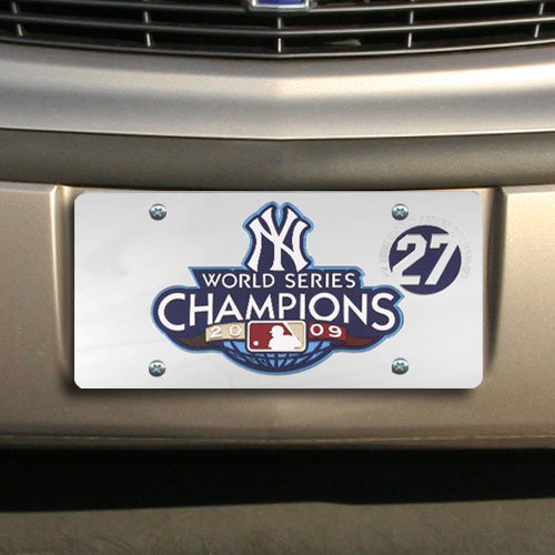 Philadelphia Phillies 2009 World Series Champions Laser License Plate Tag