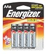 Energizer Max Alkaline AA Batteries, 8-Count Package