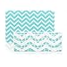 TOP CASE - 2 in 1 Signature Bundle Chevron Series Hard Case + Chevron Zig-Zag Keyboard Cover Compatible MacBook Air 11