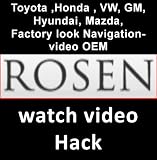 Rosen Entertainment Fully Automatic Video Nav Bypass Hack Lockout for OEM Look Car Navigation and video systems.