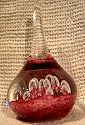 BEAUTIFUL TEARDROP SHAPED GLASS PAPERWEIGHT