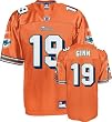 Ted Ginn Jr. Orange Reebok NFL Replica Miami Dolphins Jersey