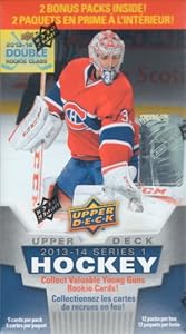 2013 2014 Upper Deck NHL Hockey Series One Unopened Blaster Box of 12 Packs