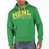 Henleys Mens Timer Overhead Hoody Jelly Bean/Blazing Yellow