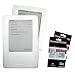 Clear + White Color (2 Packs) Amazon Kindle 2 E-Book Reader Silicone Rubber Skin Case + 2 Packs FREE Kindle2 Anti Scratch LCD Screen Protectors