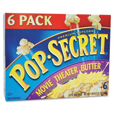 Pop Secret Microwave Popcorn - Movie Theater Butter - 6 bags