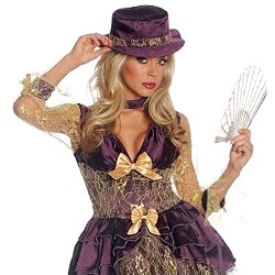 3pc Renaissance Fair Mardi Gras Halloween Costume