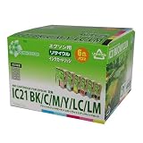 EPSON IC6CL21�^�C�v�@6�F�p�b�N�@DELIGHT���T�C�N���C���N�J�[�g���b�W/
