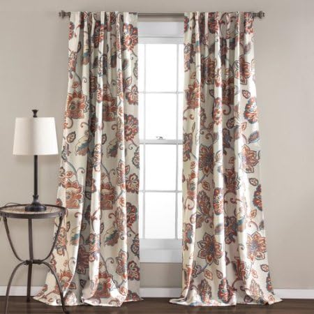 Aster Window Curtain Set, Ivory