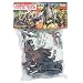 50 Piece Civil War Union Camp Playset with Tents, Lean-to's, camp fires, Union and Confederate Plastic Army Men 1/32nd 54mm Figures_s-2