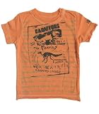 Zephyr's Lounge Short Sleeve Tee in Vintage Orange(c) ~ infant - child