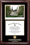 Northwestern University Gold Embossed Diploma Frame with Limited Edition Lithograph