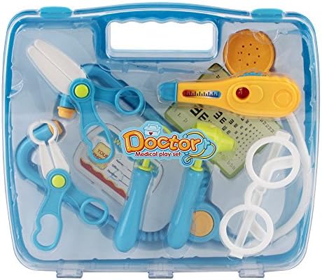 Children's Doctor Toy Set For Medical Role-Play With 9 Different Medical Accessories