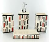 Ceramic Abstract Lavatory Lotion Soap Accessory Established