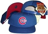 Chicago Cubs Blue Snapback Adjustable Plastic Snap Back Hat / Cap