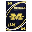 Michigan Wolverines Fiber Reactive Pool/Beach/Bath Towel (Team Color)