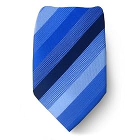 Mens BCBG Designer Silk Tie - Blue