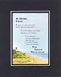 Touching and Heartfelt Poem for Special Friends - My Lifetime Friend Poem on 11 x 14 inches Double Beveled Matting