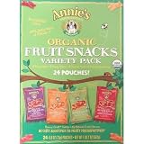 Annies Homegrown Organic Vegan Fruit Snacks Variety Pack 24 Pouches