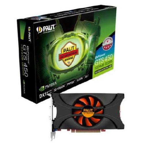 Palit Nvidia GeForce GTS 450 Grafikkarte (PCI-e, 1GB DDR 5 Speicher, HDMI, DVI) Preisvergleich