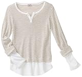Splendid Girls 7-16 Oatmeal Stripe Top