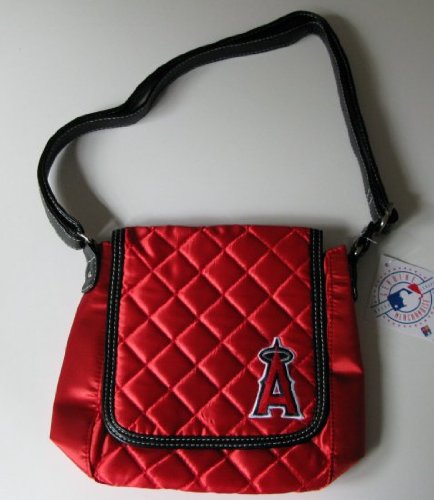 MLB Los Angeles Angels Quilted Purse, Classic Red