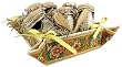Jellies and Jams the ultimate preserves gift basket in Provence bread basket tray