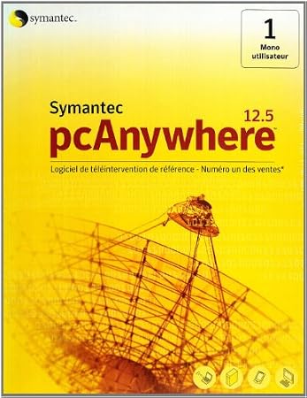 Symantec  pcAnywhere 12.5 Host & Remote, 1 User, CD, FULL LIC, NO MAINT, FR
