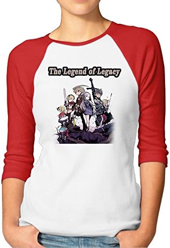 The Legend Of Legacy Group Red Raglan Sleeves T Shirt For Women - XL