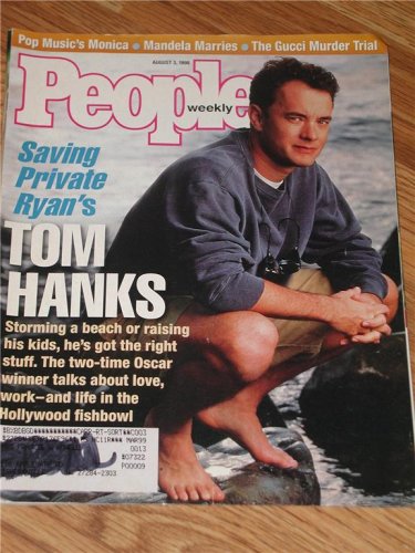 People Magazine Back Issue August 1998 Tom Hanks Saving Private Ryan Cover