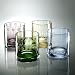 Mikasa "Cheers Pastels" Double Old- Fashioned Glasses, Set of 4