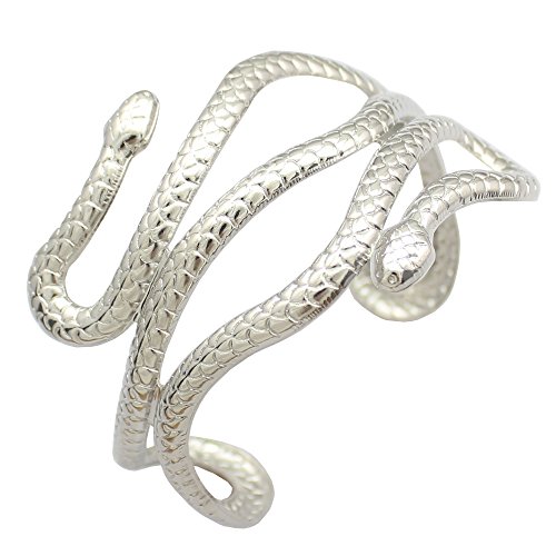 Chic Egypt Cleopatra Swirl Snake Arm Cuff Armlet Armband Open Bangle Bracelet