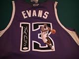 TYREKE EVANS, SIGNED AUTOGRAPHED SACRAMENTO KINGS JERSEY W/COA & HOLOGRAM JSA
