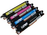 Premium-Tonerset kompatibel für HP ColorLaserJet PRO CP1025 CP1025 NW Color - Pro 100 Color MFP M175NW - Pro 200 Color MFP M275A - Topshot Laserjet Pro M275 (black) HP CE310A, (cyan) HP CE311A, (magenta) HP CE312A, (yellow) HP CE313A wie Hp 126A