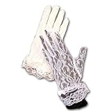 Lace Gloves for Girls, Wrist Length, Asst. Sizes and Colors