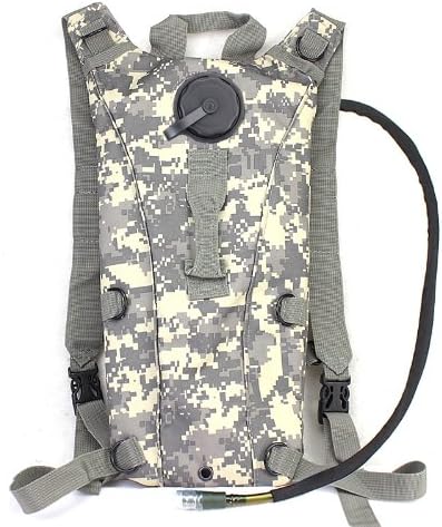 YUNWAL?Hydration Water Pack 3L Bladder Backpack 3.0 bag for hiking, biking, in ACU camo