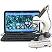 AmScope M158C-E1 40X-1000X Biology Science Metal Glass Student Microscope with a 1.3MP USB Digital Imager Size: 1.3 MP USB digital camera