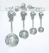 Ganz Measuring Spoons with Rack - Grapes